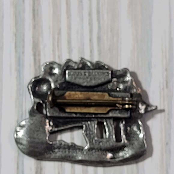 Vintage Birds & Blooms Brooch Pin. - Picture 2 of 8